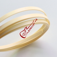 Factory Supplier 1650*6*1.5mm Ivory ABS Plastic Guitar Binding for Electric Acoustic Guitars in Black White Colors