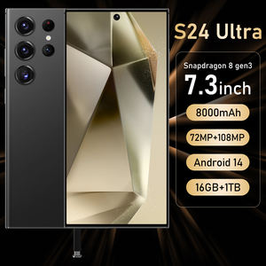 S24 Ultra 2025 5G di Alta Qualità Reale con Memoria Flash da 12GB+512GB, Schermo da <span class=keywords><strong>7</strong></span>.3 <span class=keywords><strong>Pollici</strong></span> per Gaming ad Alte Prestazioni, Android 14, Telefono <span class=keywords><strong>Cellulare</strong></span> Sbloccato a Basso Costo - Product Image 1