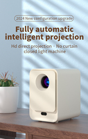 Nouveau projecteur portable mini 4K amélioré HD 1080P 230ANSI 2.4G+5G WIFI Mise au point automatique TV Home Cinéma Android HP30 Projecteur intelligent