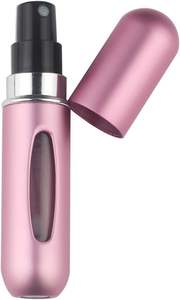 Flacon de parfum féminin minimaliste de 8 ml, atomiseur à pression en aluminium, rechargeable, mini bouteille de parfum - Product Image 5