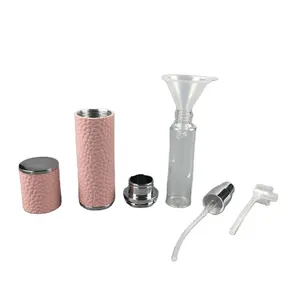 5 ml Refillable 15ml 10 ml pink Tester 10ml Perfume Atomizer Premium Bottle Case With individual box Packaging