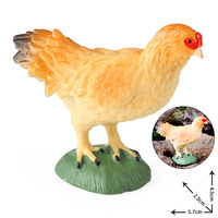 Jouets cognitifs pour enfants yxs : modèles réalistes d'animaux de petite taille, volailles, poules, coqs, ornements de combat de coqs, ferme