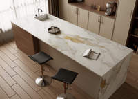 Dalles en pierre frittée 1600x3200, panneaux muraux, plateaux de table, grand format, céramique, porcelaine, pierre frittée blanche mince pour comptoir