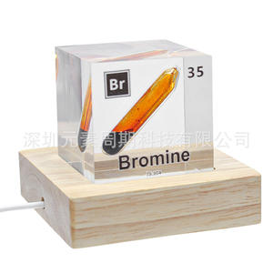 Cubo de bromo acrílico de 5 cm/2 pulgadas, decoración científica, regalo coleccionable - Product Image 3