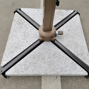 Luxury 360 Bằng Khung Nhôm Năng Lượng Mặt Trời Bãi Biển <span class=keywords><strong>Umbrella</strong></span> Với Ánh Sáng LED - Product Image 2