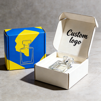 Boîte à parfum portable haut de gamme en matériaux recyclés écologiques Kraft, impression de logo personnalisée, forme oblongue, biodégradable, magnétique