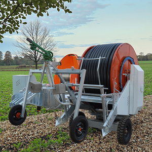 Système d'irrigation mobile à canon d'arrosage métallique avec pompe motorisée pour terres agricoles, haute capacité, surveillance à distance - Product Image 1
