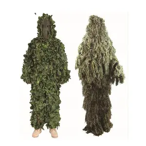 Wholesale 3 Pieces Set Two Side Wearing Outdoor Camouflage Tactical Shooting Hunting Ghillie Suit