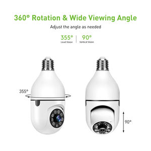 Cámara CCTV inteligente V380 HD, visión nocturna, CMOS, rotación de 360 grados, detección de movimiento, Voz bidireccional para uso doméstico en supermercados - Product Image 4