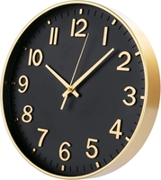 Jam Dinding Nordic 3D Embossing Angka 12 Inci Modern, Bulat, Plastik Murah, Quartz, Produsen Jam Custom