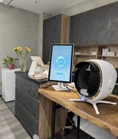 AI Skin Analyzer 3D Facial Skin Analysis Machine 8 Spectrum Skin Tester with Microscopic Detector for Beauty Salon