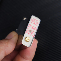 Briquet à huile en métal argenté, personnalisable avec LOGO et motif, briquet créatif coupe-vent au kérosène
