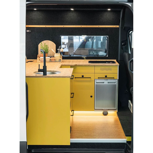 Kit de conversion de fourgon <span class=keywords><strong>aménagé</strong></span> <span class=keywords><strong>Mercedes</strong></span> Sprinter RV avec cuisine et salle de bain, accessoires intérieurs pour camping-car - Product Image 2