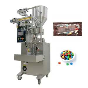 Full automatic vertical weighing small chocolate beans granule packing machine for supermarket