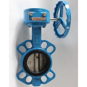 Vanne papillon Longyao Shuangyong Dn80 D371X 16Q avec revêtement en caoutchouc pour eau basse pression - Product Image 1