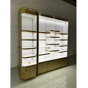 Nuova Vetrina Espositiva a LED <span class=keywords><strong>di</strong></span> <span class=keywords><strong>Lusso</strong></span> per <span class=keywords><strong>Gioielleria</strong></span> con Scaffale per Borse e Gioielli per Negozi e Showroom - Product Image 3