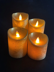 Bougies de luxe <span class=keywords><strong>LED</strong></span> dorées scintillantes - Product Image 5