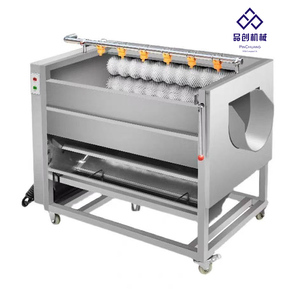 Machine à éplucher les légumes racines, manioc, <span class=keywords><strong>pomme</strong></span> <span class=keywords><strong>de</strong></span> <span class=keywords><strong>terre</strong></span>, carotte, gingembre, nettoyage, avec fonction <span class=keywords><strong>de</strong></span> polissage <span class=keywords><strong>des</strong></span> impuretés - Product Image 3