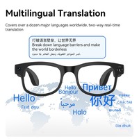 Lunettes de caméra IA multifonctionnelles avec verres photochromiques, Bluetooth 5.0 et assistant vocal pour une utilisation en extérieur et en intérieur