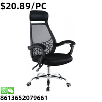 PDG de mode patron fabricant fournisseur conférence exécutif client pivotant ascenseur chaise de bureau en cuir