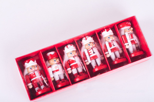 Décoration de Noël de la marque FQ Jouet de Noël pour enfants <span class=keywords><strong>Casse</strong></span>-noisette en bois <span class=keywords><strong>industriel</strong></span> - Product Image 4