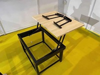 Charnière de table basse pliante extensible avec mécanisme de levage, design moderne pour cuisine et salon