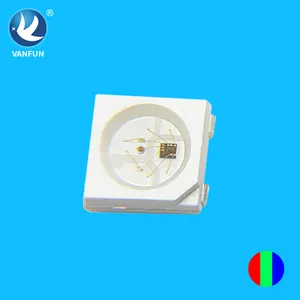 หลายสีไดโอดเปล่งแสงแอดเดรส Led ชิป IC SK6812ในตัว5050 RGB SMD LED ไดโอด