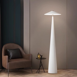Lampadaire minimaliste nordique à LED avec interrupteur pour salon, chambre, bureau et lieux de détente - Product Image 3