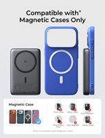 LISEN 2026 – Batterie externe magnétique portable certifiée Qi2, charge rapide filaire 22,5 W et sans fil 15 W pour iPhone 17 Pro Max Samsung