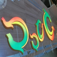 Letrero Luminoso 3D Daco con Letras Acrílicas LED, Diseño Personalizado OEM/ODM, IP65 Impermeable, Control por Bluetooth/WiFi, Decoración Publicitaria