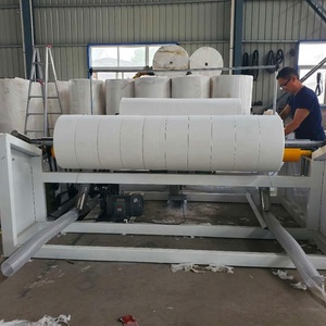 Hot selling Core base jumbo bobbin kraft packing paper roll rewinding slitting machine