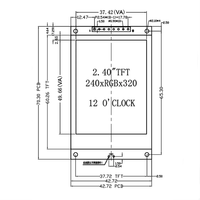 Modul Layar LCD TFT 2.4 Inci 240X320 ST7789 Driver 4-Kawat Antarmuka SPI 3-5V Layar Warna untuk Arduino ESP32