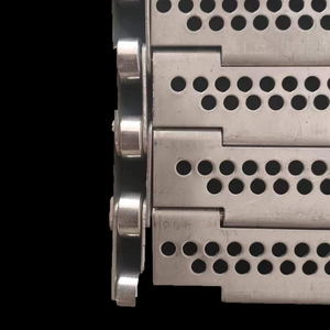 Ekmek üretim ve taşıma sistemleri için özelleştirilmiş paslanmaz çelik 304 316 sac zincir plaka bağlantı konveyör bant - Product Image 5