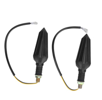Indicatori di Direzione Anteriori per Moto Approvati ECE, Luci LED 12V con Certificazione E, 100% Impermeabili