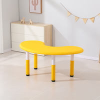 Ensemble table et chaise réglables en hauteur pour enfants, en plastique, pour chambre d'étude de maternelle, sièges de bureau pour tout-petits, écologiques et sûrs