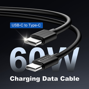Câble de données USB-C vers USB-C à charge rapide ESEEKGO G-01AB 1M 3.3FT Noir pour Ordinateurs Portables et Téléphones Mobiles - Product Image 3