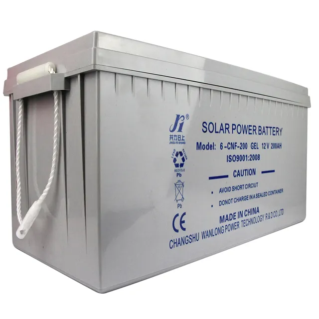 Batterie OEM d'usine Batterie de stockage d'énergie solaire Agm 12V volt 100 120 150 200 250 Ah Batterie gel plomb-acide Amp à vie plus longue