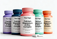 Complexe OEM de Calcium, Magnésium et Zinc |   Capsules de glycinate de magnésium avec zinc |   Soutien des os et des muscles