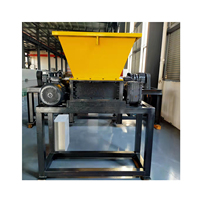 Rts 400 Model 4kw Single Motor Corn Stalk And Wheat Stalk Rubber Products Shredding Machine Dual Shaft Shredder