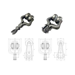 Bản lề duy nhất thép không gỉ bản lề chuỗi c24a 16b1 cc600 xe đẩy trên không dây chuyền băng tải Chạy Thẳng chuỗi truyền - Product Image 3