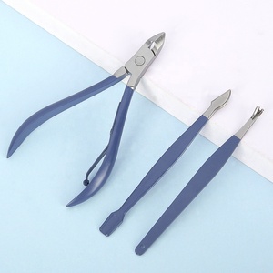 Haute qualité 24 pièces professionnel coupe-ongles outils <span class=keywords><strong>manucure</strong></span> et pédicure ensemble avec étui de voyage Kit de toilettage en acier pour les soins des pieds - Product Image 3