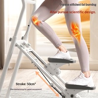 Escaladeur de fitness multifonction à commande magnétique pour usage domestique, résistance réglable sur six vitesses, stepper amincissant brûle-graisses