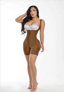 BBL phiên bản đồng hồ cát eo huấn luyện viên vành đai với dây kéo tráng nén cao Body Shaper fajas cho phụ nữ underbust Corset <span class=keywords><strong>Latex</strong></span> - Product Image 3