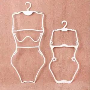 Высококачественные недорогие вешалки для бикини, пластиковые вешалки в форме всего тела для купальников