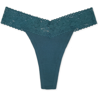 Pakaian Dalam Wanita Seksi Ukuran S M L XL XXL Katun Lembut Model V Thongs Seksi untuk Wanita Dewasa G-string