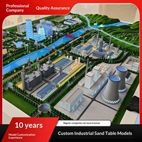 Modelo a Escala Industrial 002, Equipo de Modelado de Terreno Personalizado para Plantas Químicas, Planificación Urbana y Desarrollo Inmobiliario