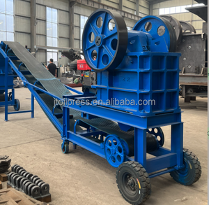 Concasseurs à mâchoires pour les industries de la construction et de la métallurgie Concasseurs à mâchoires mobiles avec moteur AC et PLC Capacité de 50t/h Facilement déplaçables - Product Image 4