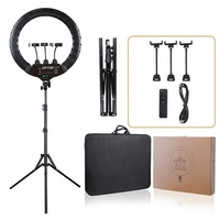Portable LED Ring Light with Tripod Stand, Photo Studio