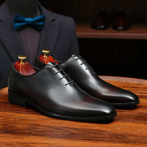 Zapatos de Cuero Genuino Hechos a Mano con Punta Cuadrada y Diseño Italiano de Lujo para Hombre, Estilo Slip-on, que Aumentan la Estatura - Product Image 6