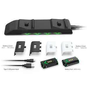Kép sạc LED ánh sáng Sạc Dock cho <span class=keywords><strong>Xbox</strong></span> loạt cho <span class=keywords><strong>Xbox</strong></span> một x/S điều khiển sạc đứng trạm - Product Image 4